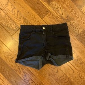 Black Super Stretch Shorts